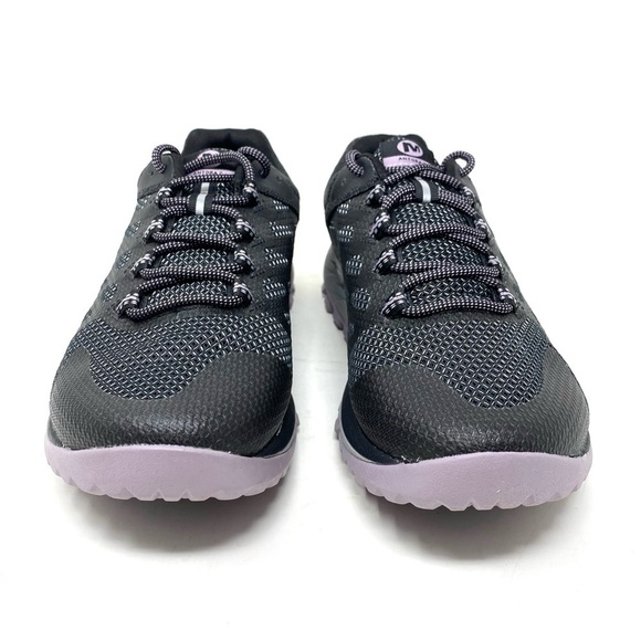 Merrell Womens Antora 2 Trail Running Shoe- Black/Shark WIDE - Picture 3 of 7